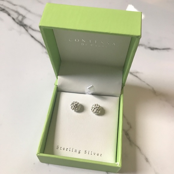 Macy's Other - Sparkly Crystal Post Earrings